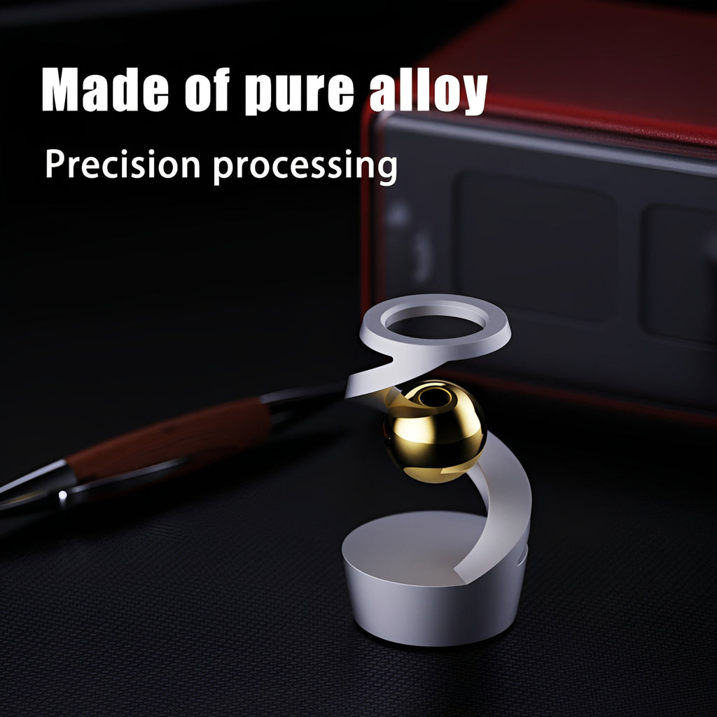 Gravity Defying Kinetic Spinner - Premium Metal Desk Toy, Hypnotic Rotating Gyro for Stress Relief & Focus