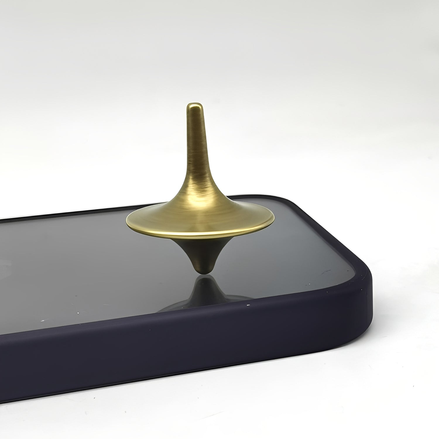 Mini Metal Gyro Spinner - Premium Stainless Steel Fidget Toy for Stress Relief, ADHD, Anxiety | Desktop Spinning Top