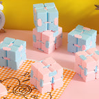 Infinity Magic Puzzle Cube - Anti Stress Relief Fidget Toy for Anxiety, ADHD, Autism | Sensory Cube Blocks for Kids & Adults