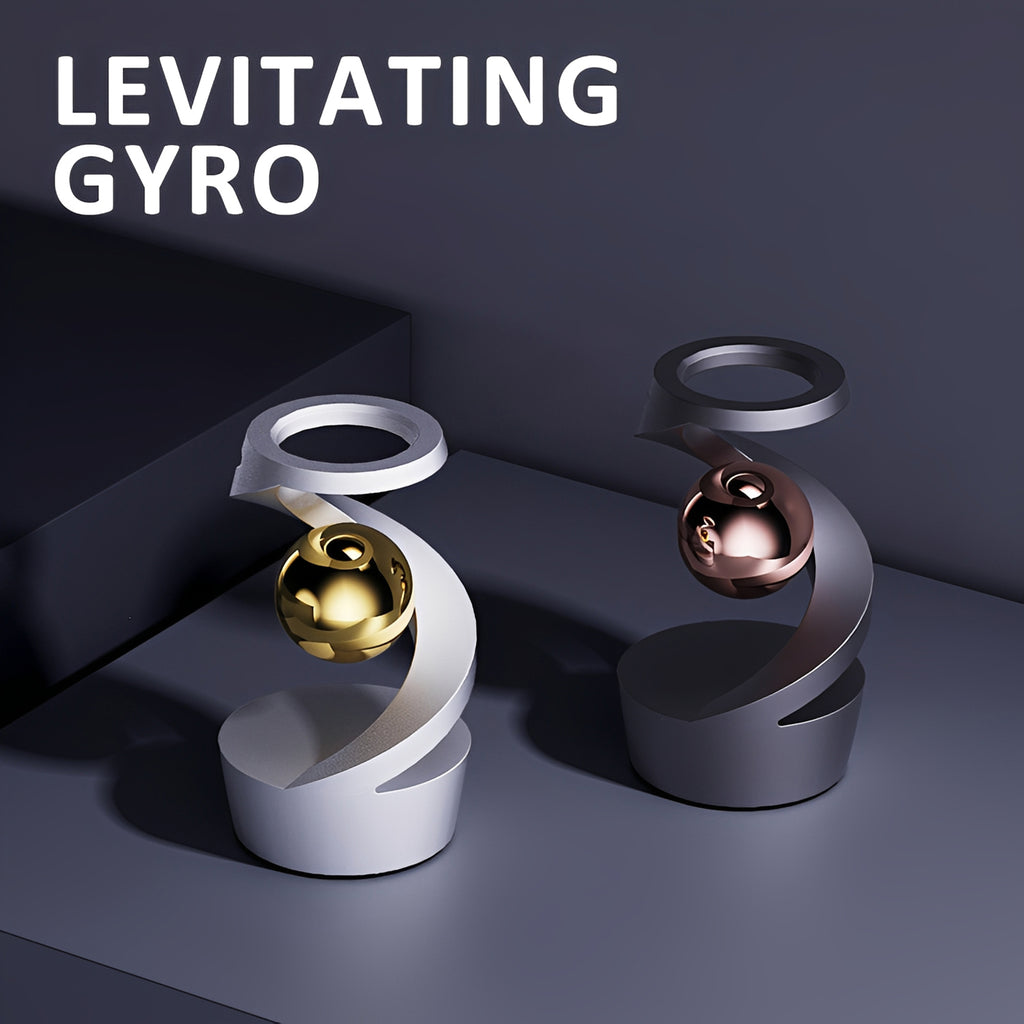 Gravity Defying Kinetic Spinner - Premium Metal Desk Toy, Hypnotic Rotating Gyro for Stress Relief & Focus