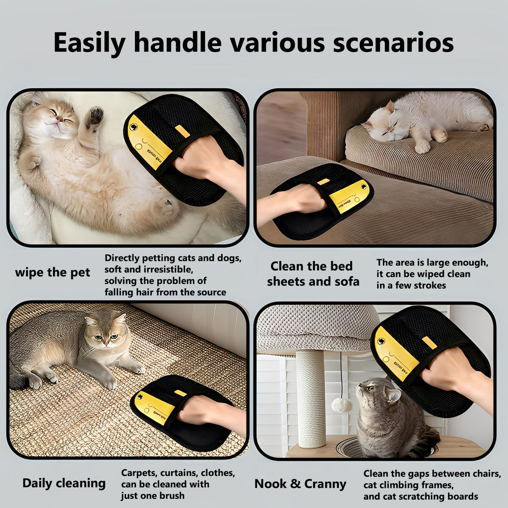 Pet Hair Remover Glove - Reusable Lint Remover
