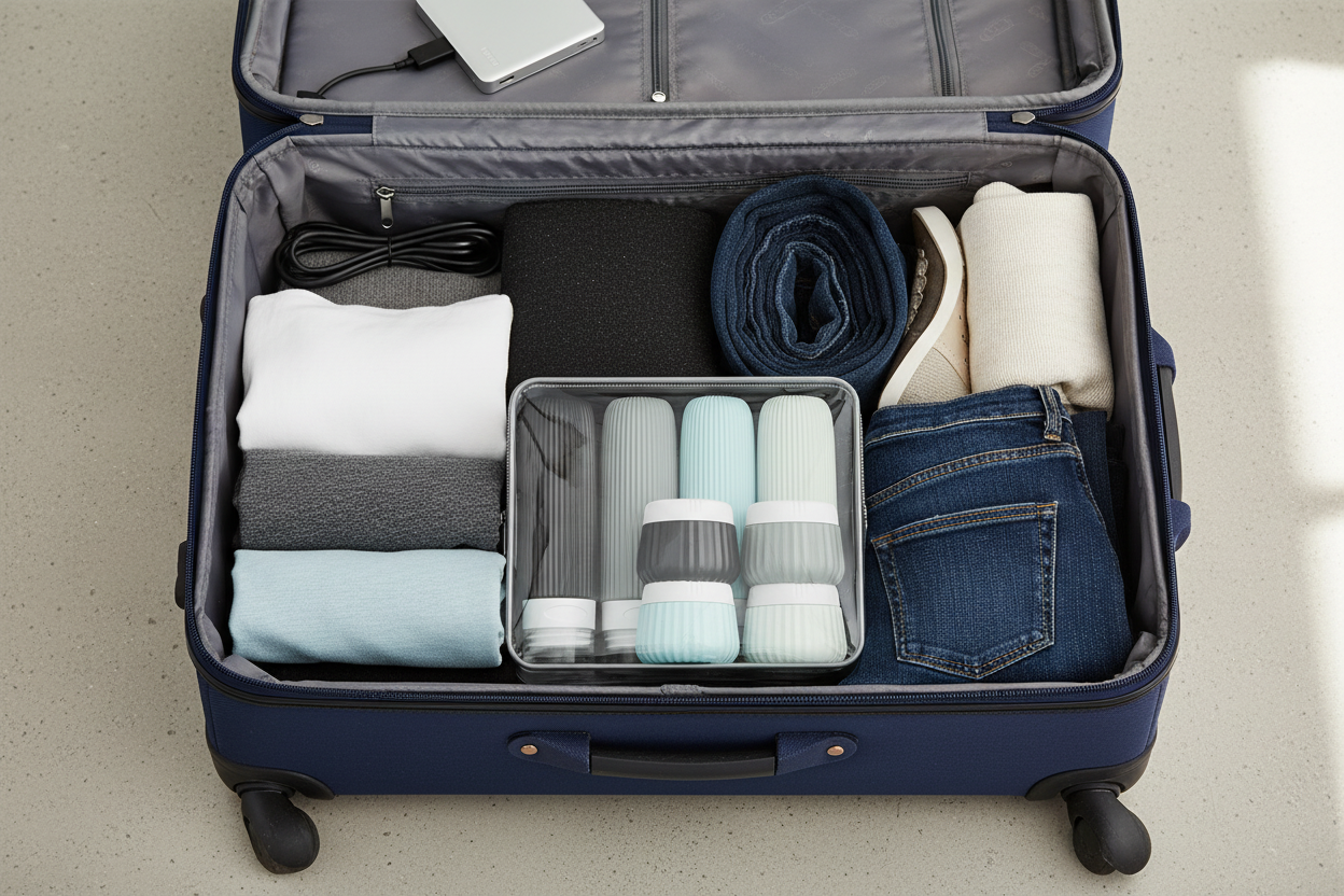 Suitcase Packing Scene