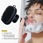 Silicone Face Scrubber - Super Soft Facial Cleansing Brush for Deep Pore Cleaning