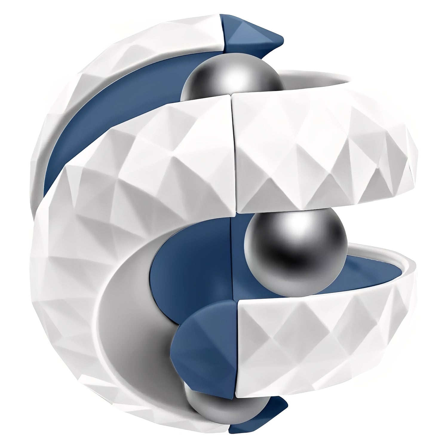 Fidget Sphere Ball - 3D Puzzle Stress Relief Toy, Rotating Magic Ball Brain Teaser for Kids & Adults